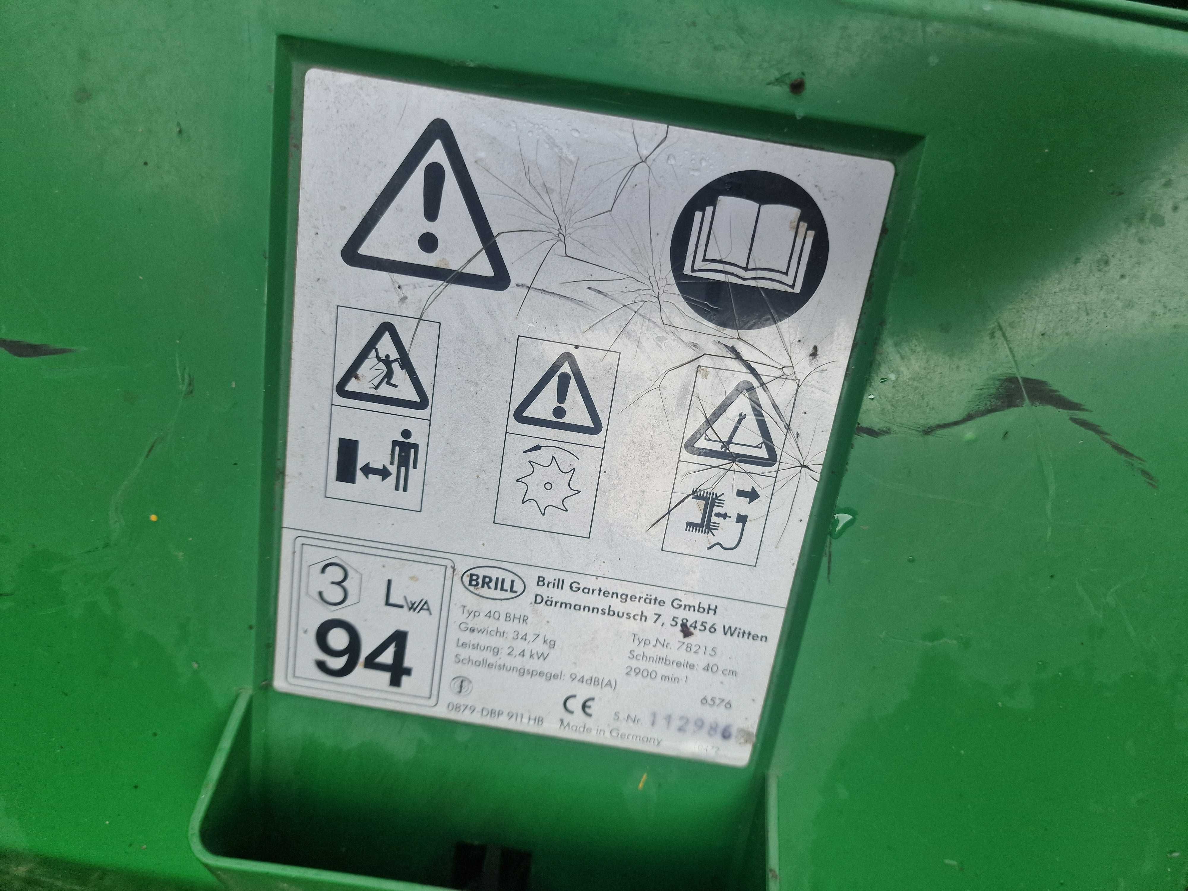 Masina de tuns iarba cu scarificator incorporat BRILL pe benzina  4CP