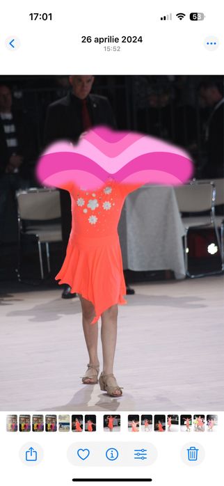 Rochie dans sportiv fete 8-9 ani