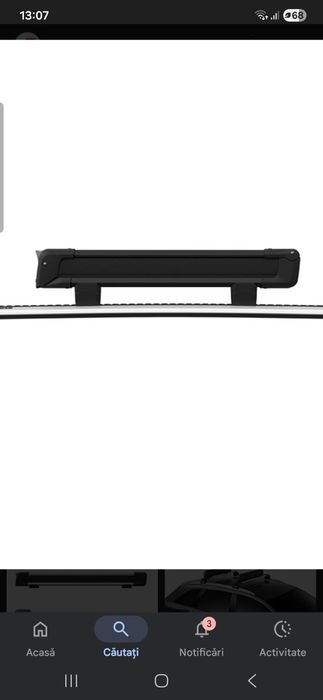 Kit inaltatoare  departare suport sky Thule SnowPack