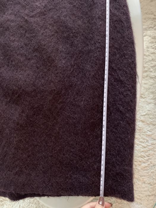 Вълнена италианска пола в бордо