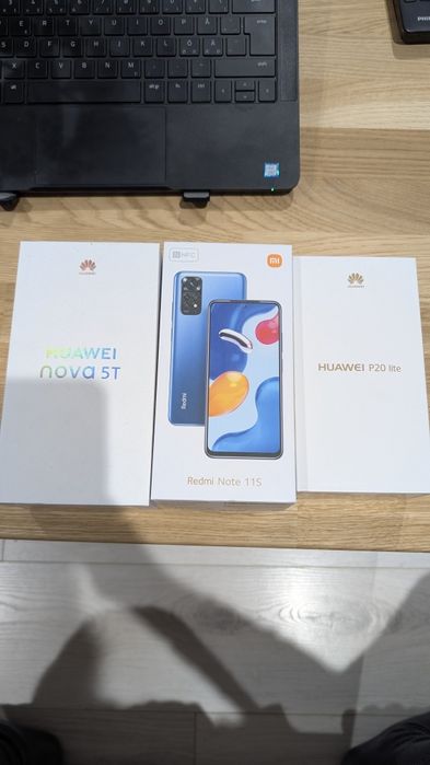 Huawei Nova 5T, Xiaomi Redmi Note 11S, Huawei P20 lite