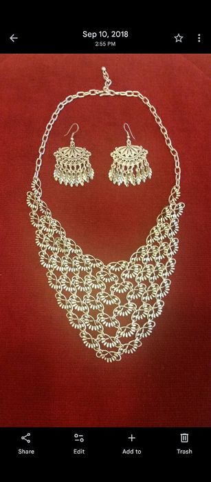 Сребристи бижута 2, обеци, гривни, колиета, огърлици, пръстени