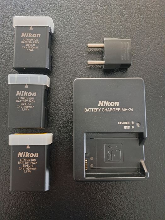 Incarcator acumulator baterie EN-EL25 si MH 24 cu baterii EN-EL 14