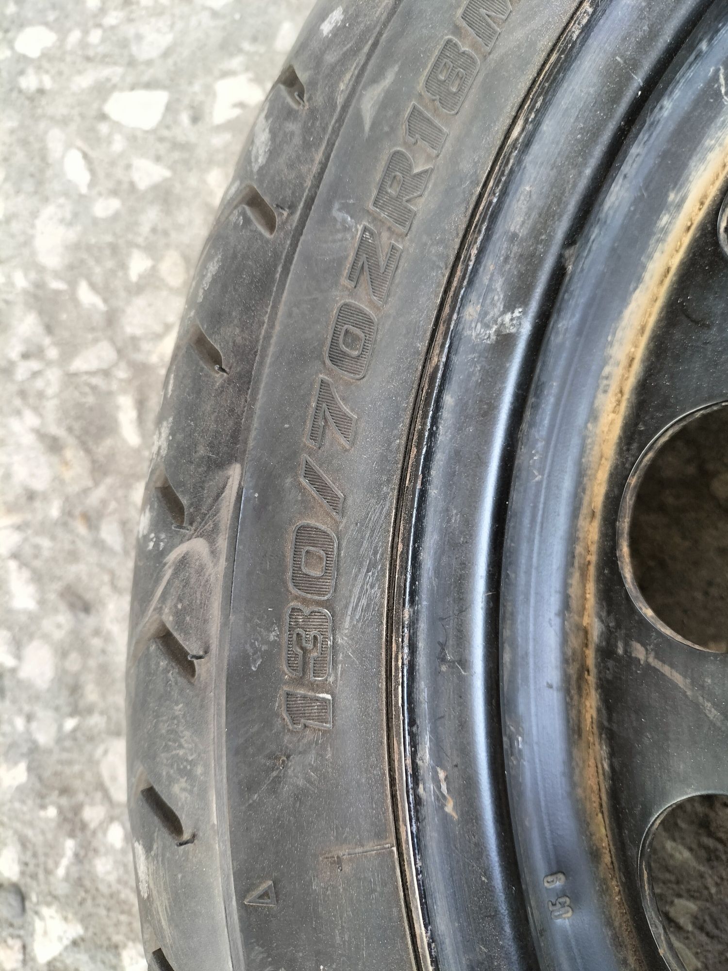 Резервна гума - патерица 18 цола 5x100 VW - Skoda / Фолксваген - Шкода