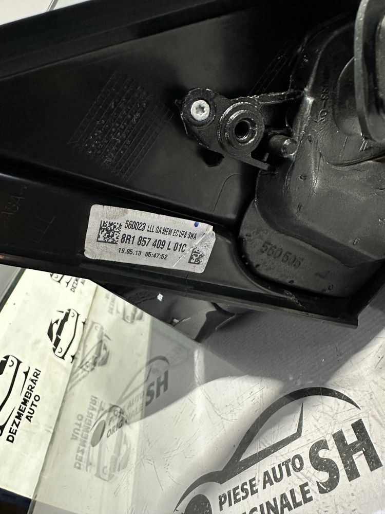 Oglinda stanga electria pliabila cu side assist Audi Q5 8R 2013 LZ9Y