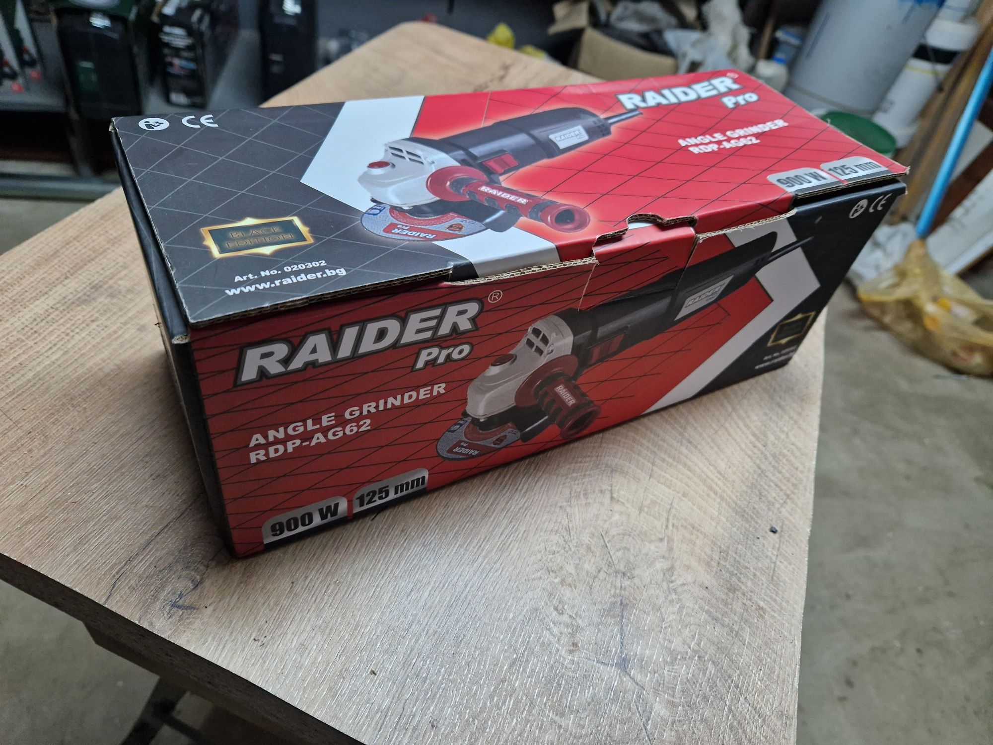 Ъглошлайф BLACK EDITION RAIDER RDP-AG62, 36 мес. гаранция