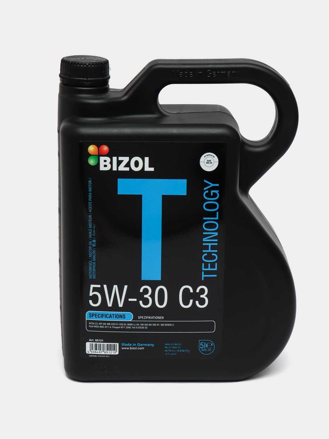Моторное масло синтетическое Bizol Technology 5W-30 C3 5 л