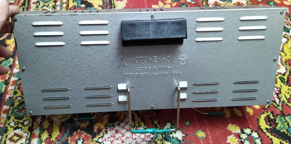 Обогреватель электрический огонек 3