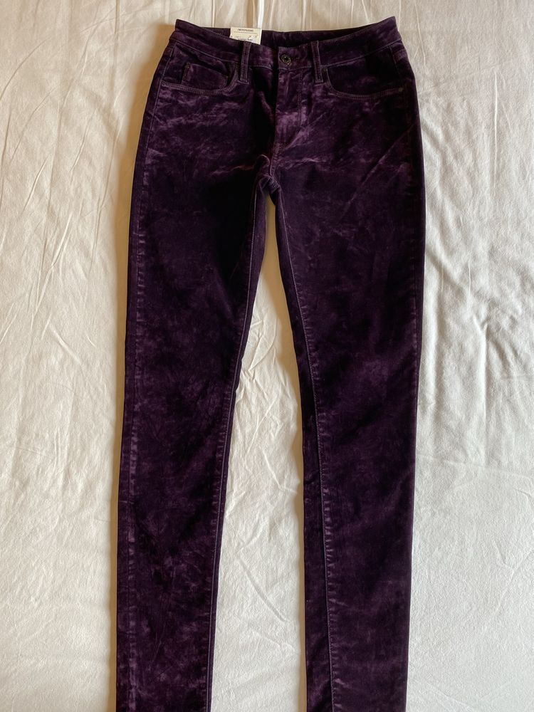 Pantalon leggins de catifea burgundy Pepe Jeans