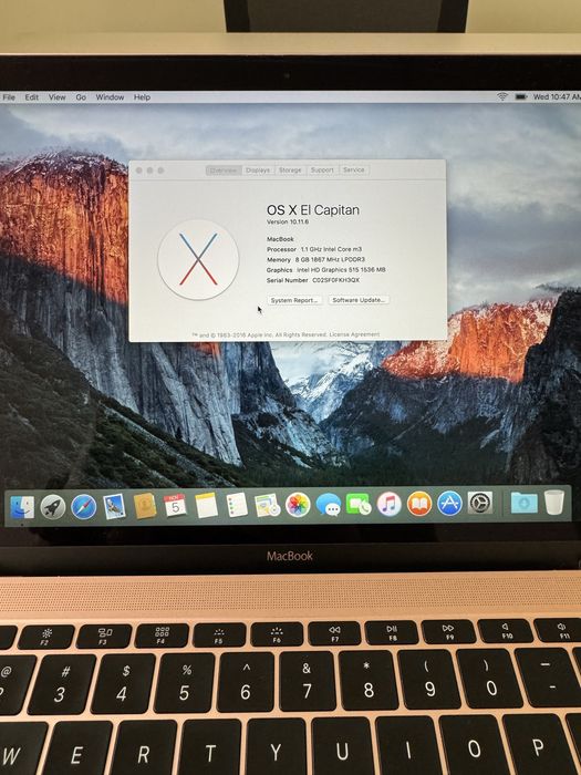 Macbook OS X El Capitan 2016