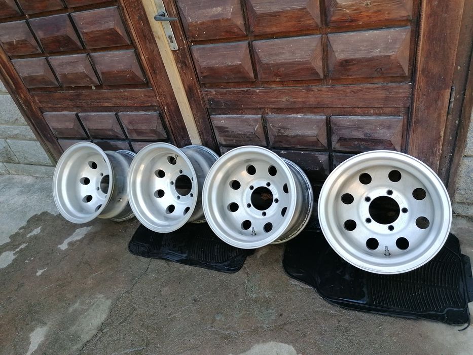 Минусови алуминиеви джанти 15 цола от Дайхацу фероза 4броя 5х139.7