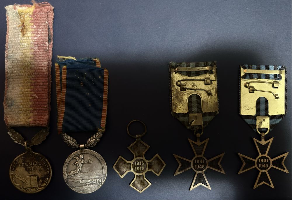 Medalii istorice românești și una sovietică – Război, sport, comuniste