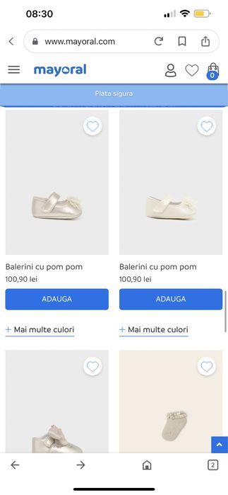 Rochita de botez insotita de bolero si baletini