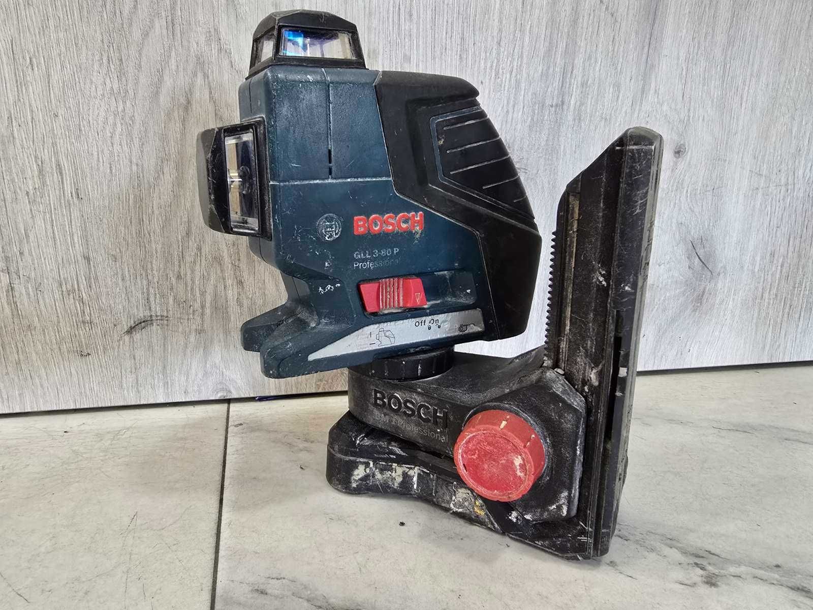 Линеен лазер Bosch GLL 3-80 P /със стойка за стена BM 1