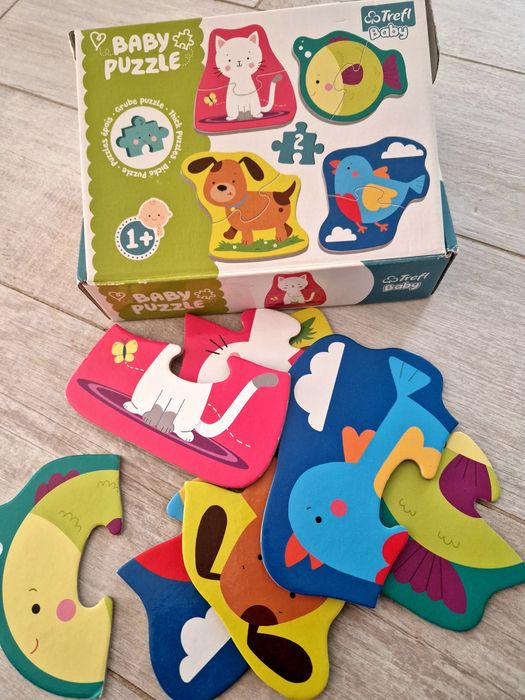 Puzzle 2 ani cu 2 3 4 5 6 piese