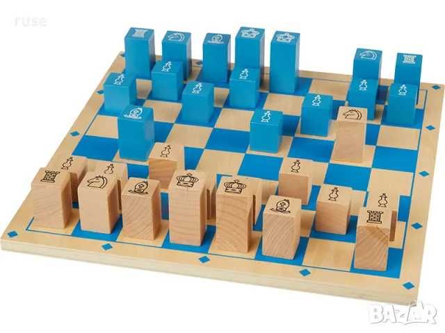 Нов Дървен шах голям 40см х 40см