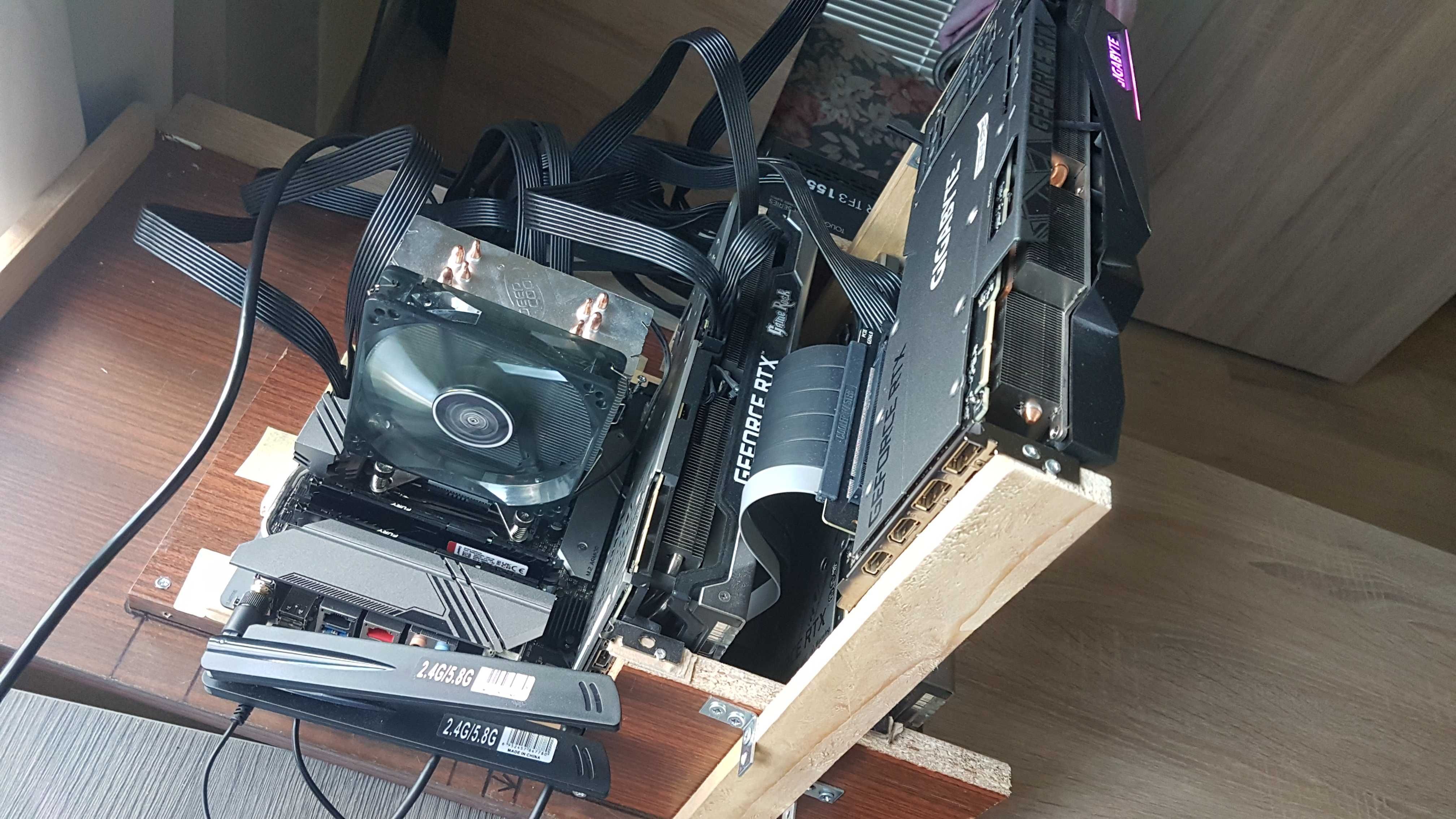 Компютърна станция за AI (3x RTX 3090, i9-7920X, 128GB RAM)
