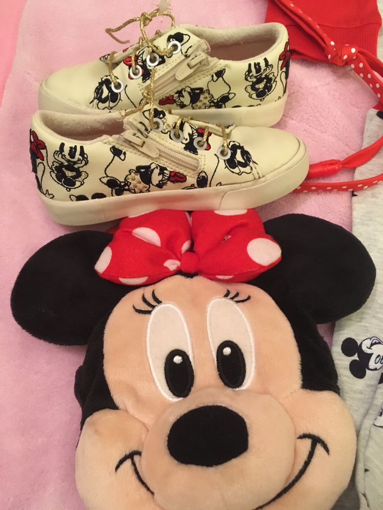 Set bumbac Minnie & Mickey Mouse 3-4-5 ani