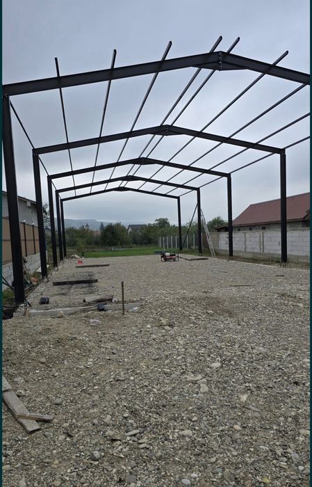 vând structură metalică din profil e pe 160 opt pentru deschiderea 30