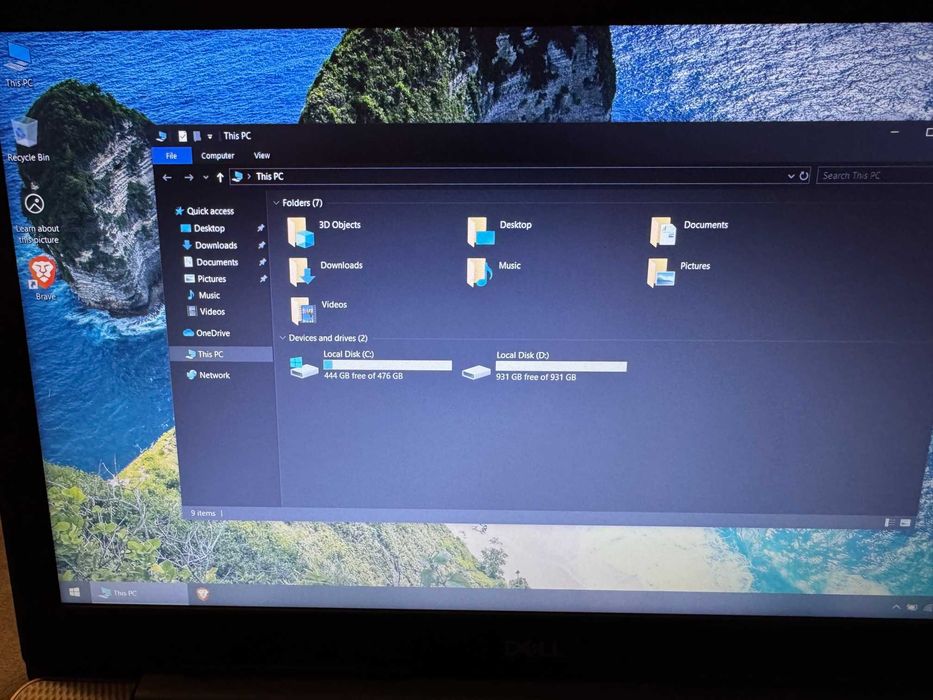 VAND Laptop DELL inspiron, intel i5 8265U, 8GB RAM 1.5TB SSD