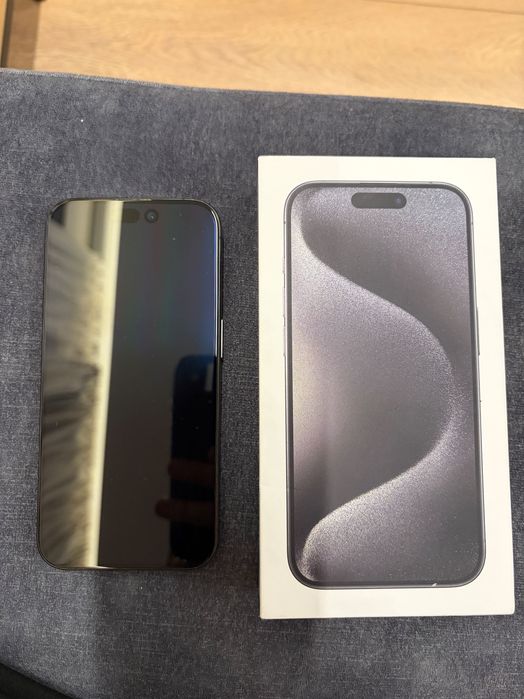 iPhone 15 Pro, Black Titanium, 128GB