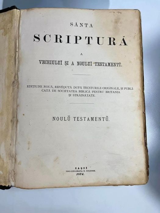 Biblia de la Iași 1874