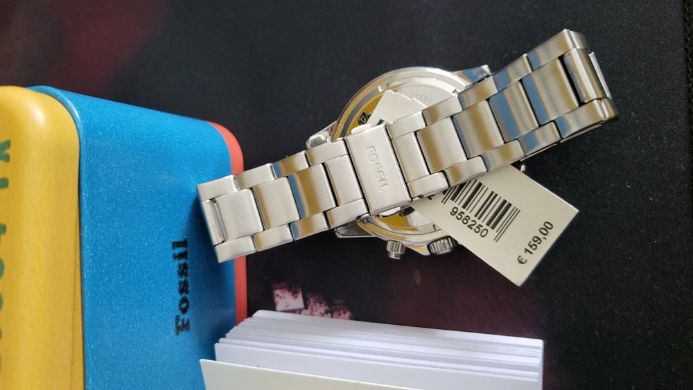 Fossil - Ceas cu bratara din otel inoxidabil