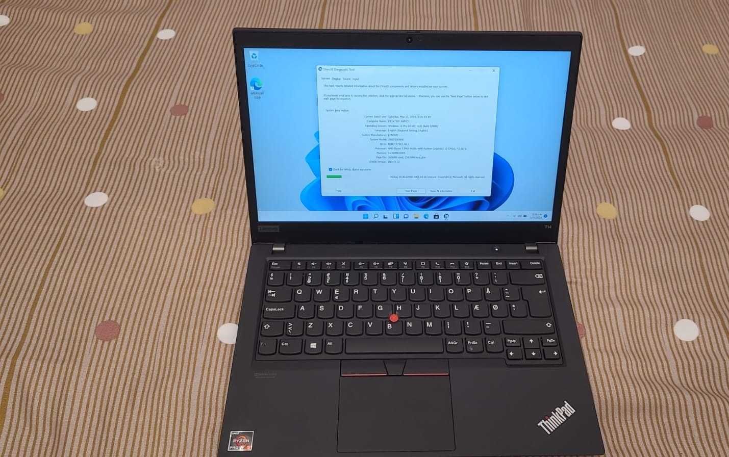 Laptop Thinkpad T14 Gen 1 Ryzen 5 PRO 4650U, 16GB –ca nou , garantie