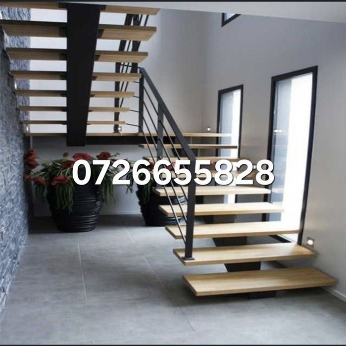 Firma noastră realizează SCARI METALICE Interioare si Exterioare la co