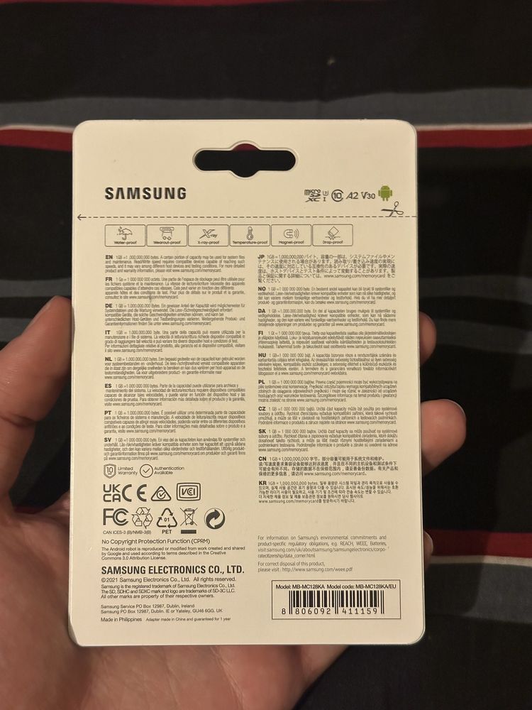 Карта памет SAMSUNG EVO Plus 128GB