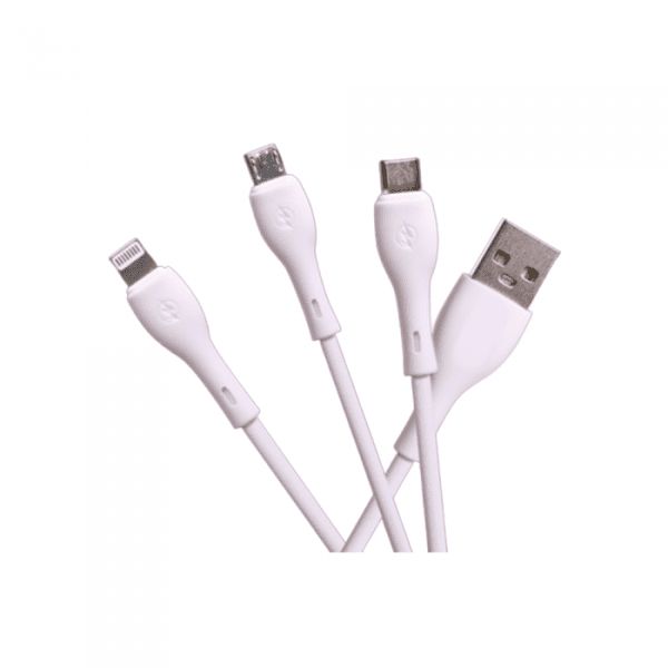 НЕМСКИ Кабел за бързо зареждане за телефон KLG – FastCable + ЛЕД ФЕНЕР