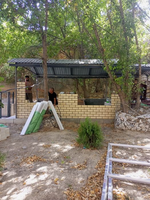 Uy Quramiz noldan podkluch gʻisht kirpich teramiz remont balkona