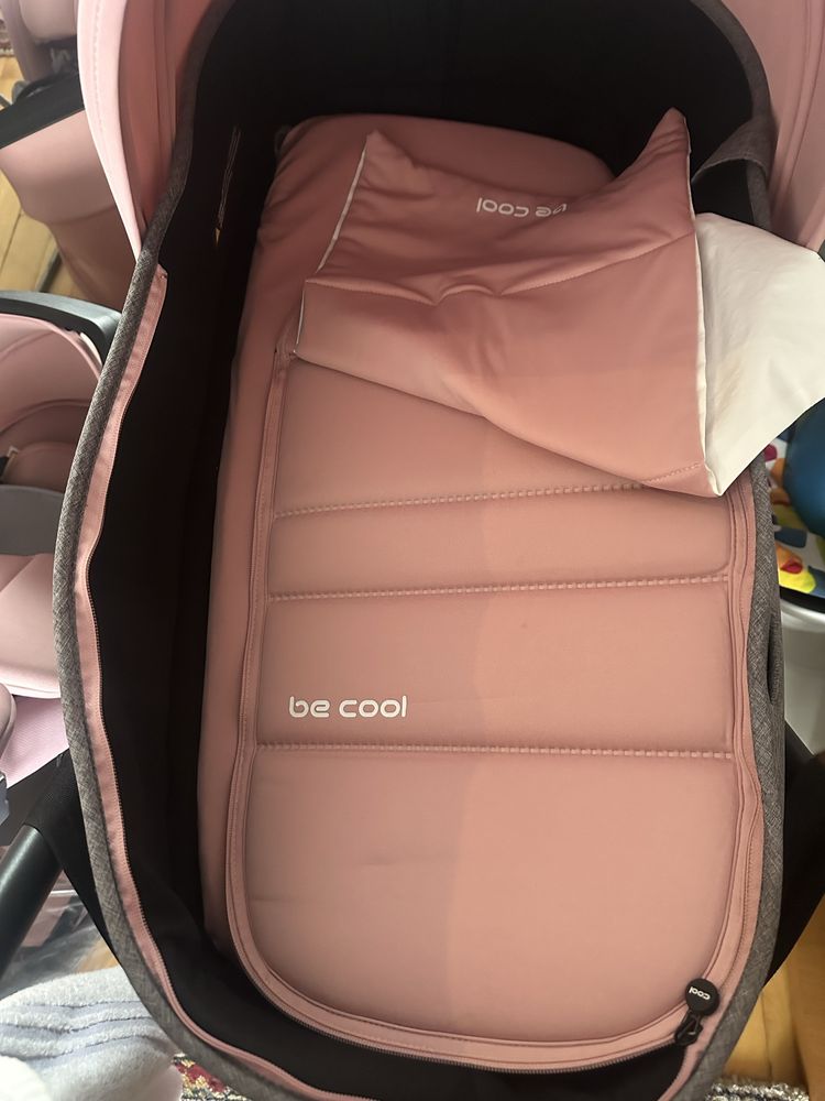 Розова бебешка количка 3в1 Be cool Outback