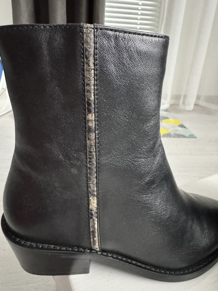 Боти Topshop естествена кожа