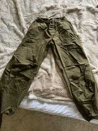 Карго панталон(парашутен), Pull and Bear, цвят Каки размер S