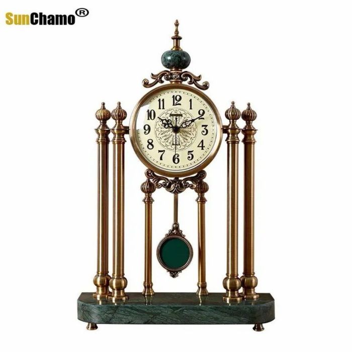 Настольные часы винтажные 40 см