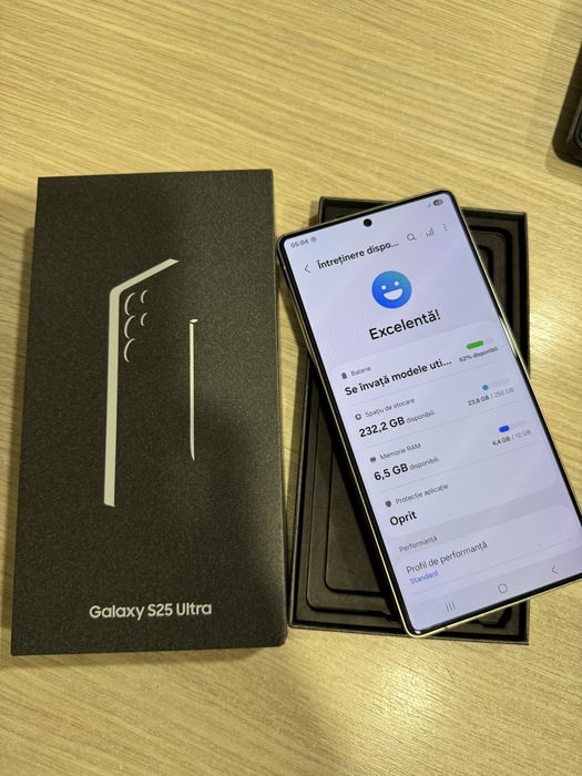 Samsung S25 Ultra, 12GB RAM, 256GB, 5G, Titanium Black, Impecabil!!!