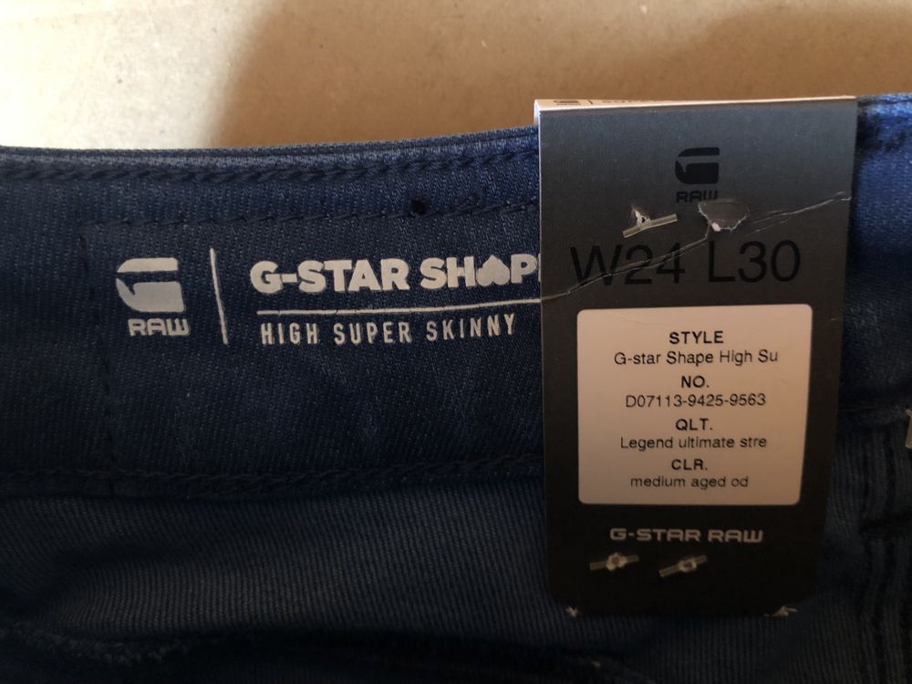 G-Star RAW Shape High Waist Super Skinny ОРИГИНАЛНИ дамски дънки -24