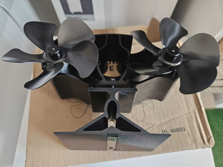 Ventilator semineu sobă lemne godin aragaz fara baterie