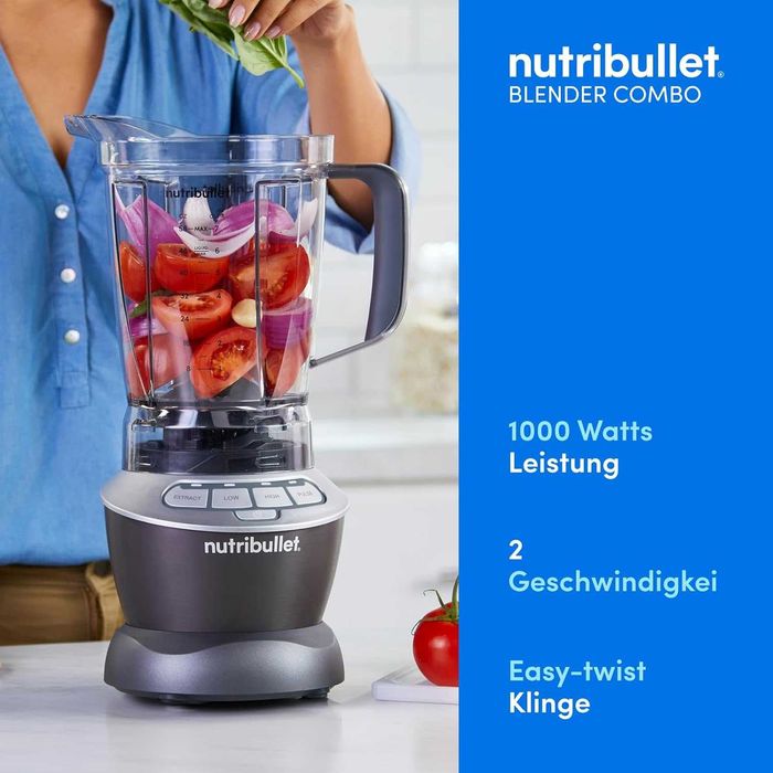 Блендер Nutribullet Combo 1.6L (NBF450DG) 1000W