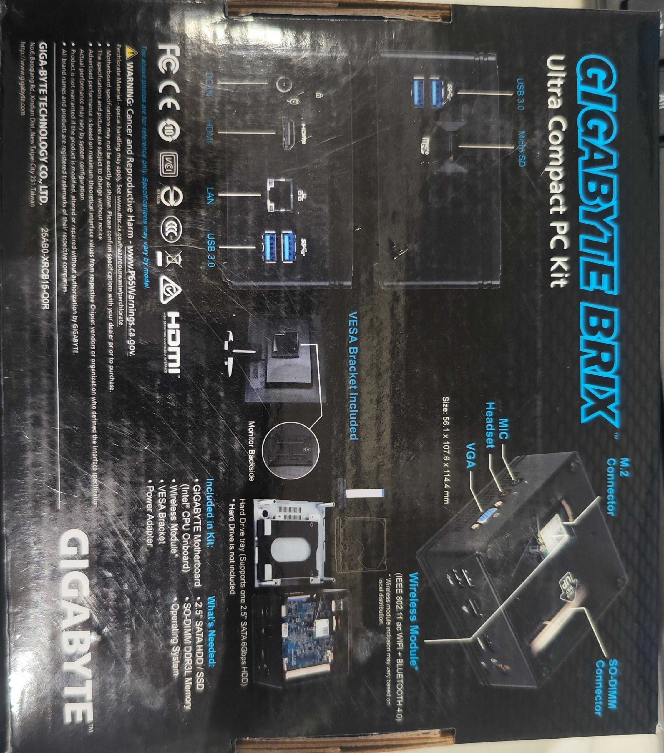 Мини-компьютер GIGBAYTE BRIX
