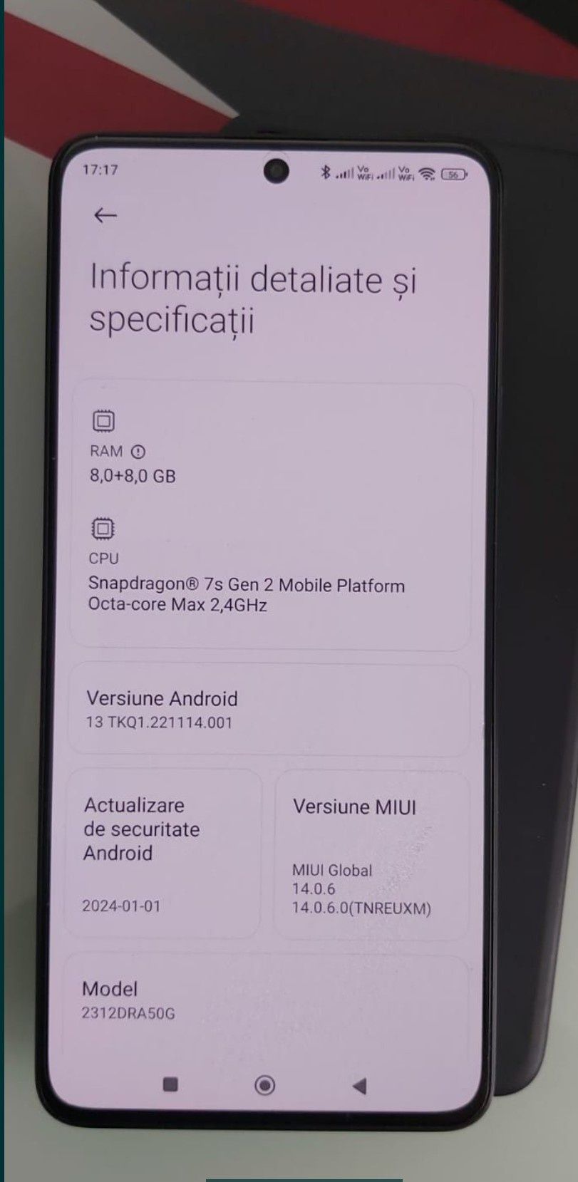 Xiaomi Redmi Note 13R 5G Pro+ Nou 16 GB RAM, doar in Bucuresti