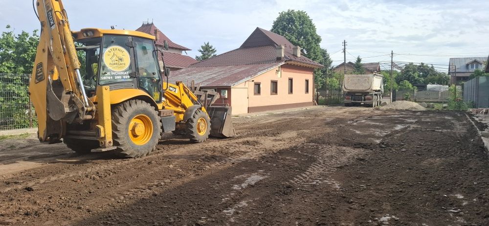 Prestări servicii (nisip pietriș pământ vegetal defrișări, demolări)