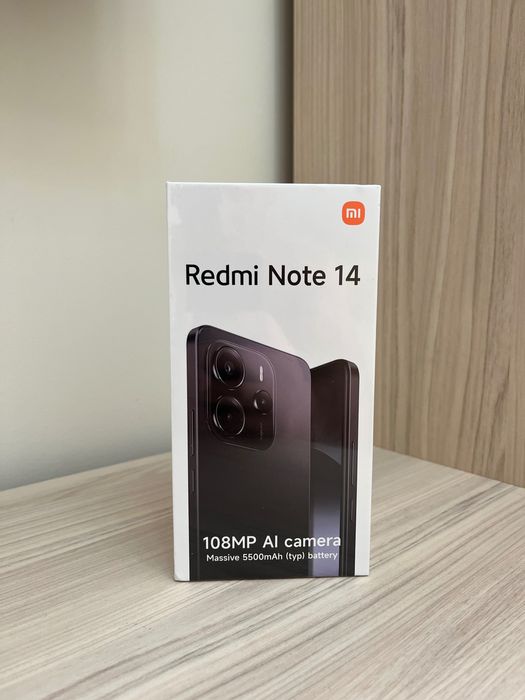 Redmi Note 14 8/256 Midnight — Новый, IMEI зарегистрирован!