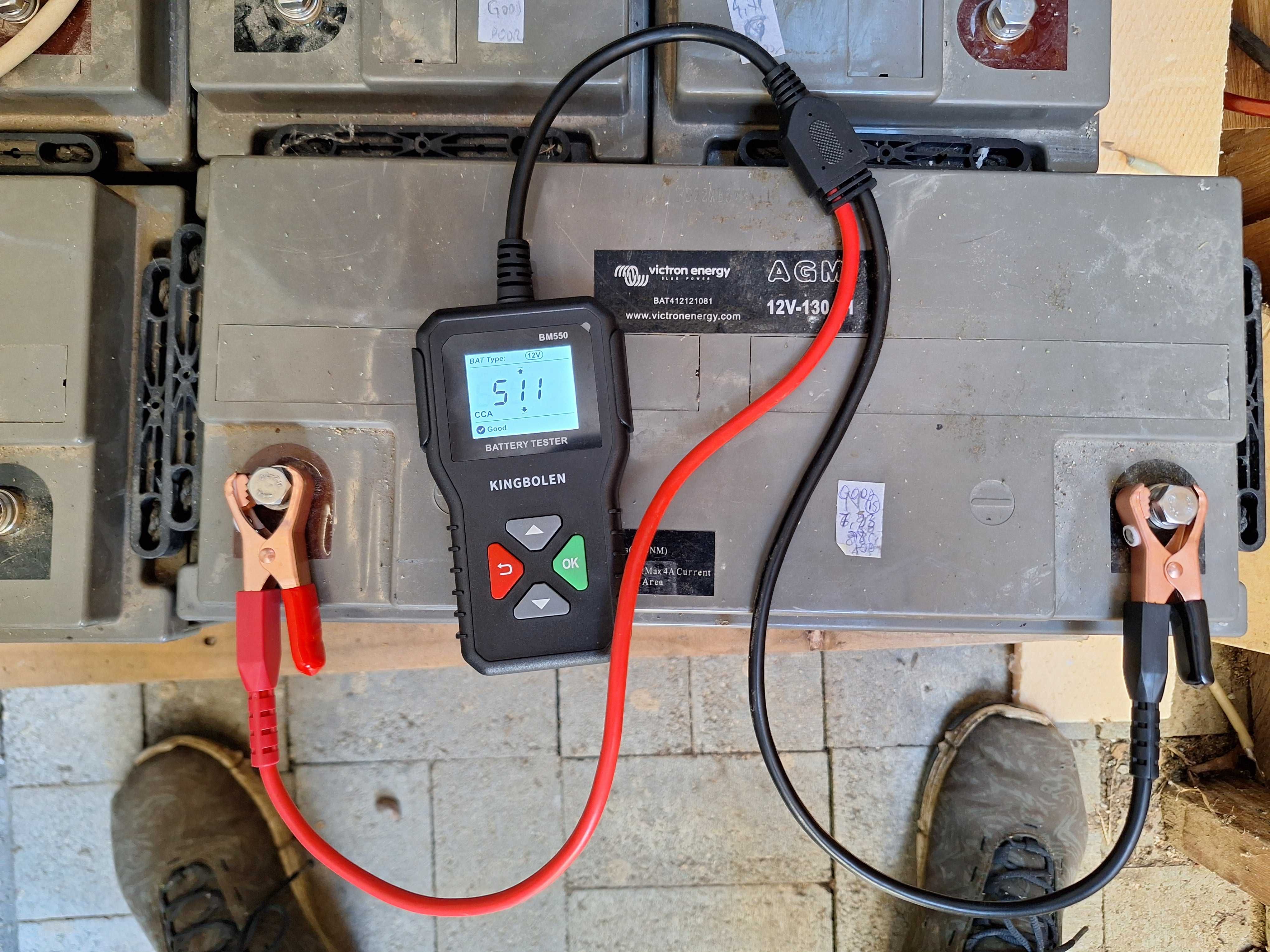 8 acumulatori AGM Victron Energy 130AH