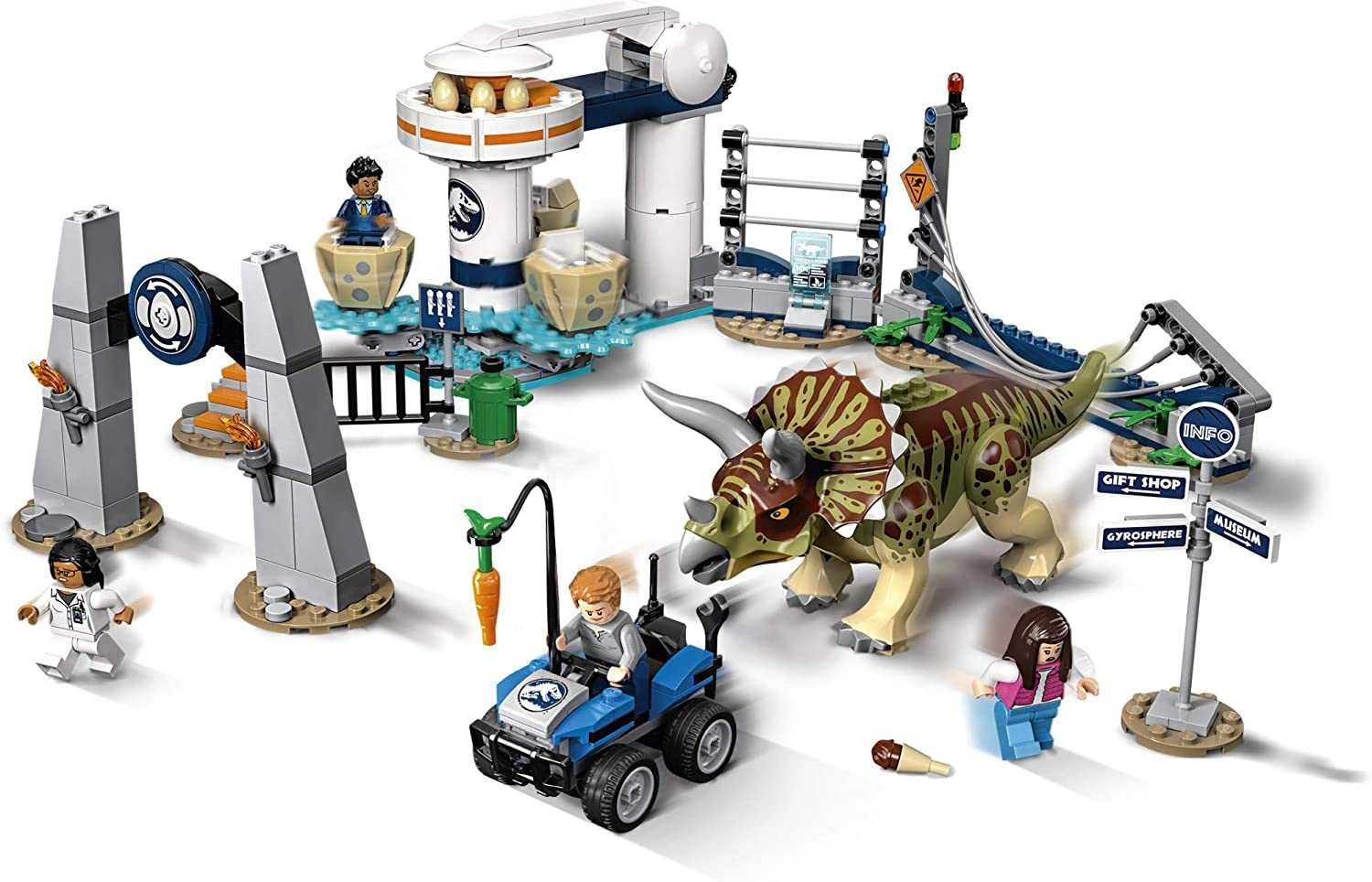 NOU TIP brand L Jurassic World - Triceratops dezlantuit 75937