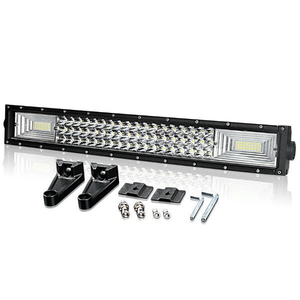 ИЗВИТ! 55 СМ. 324W Мощен 7D Led Bar Лед Диоден Бар Прожектор 12V 24V