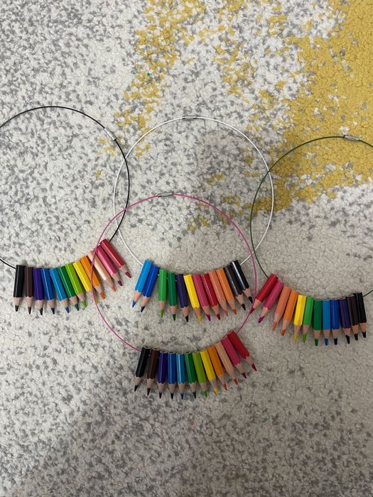 Set colier + bratara Creioane