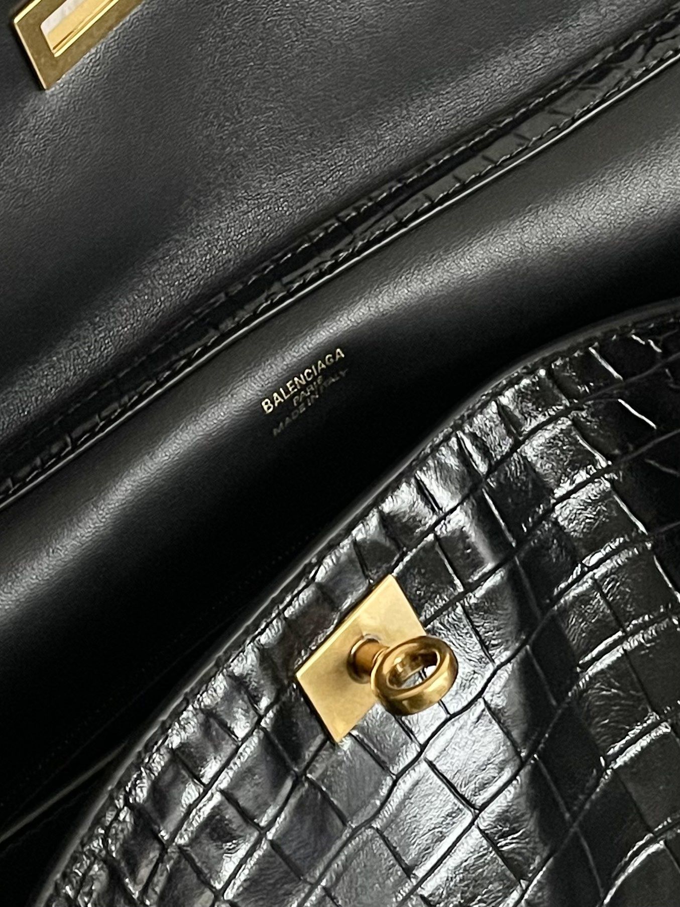 Geanta Balenciaga Rodeo 40 cm croco, Premium