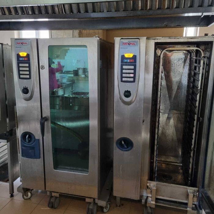 Vand UTILAJE BUCATARIE si   2 RATIONAL  201 SCC ( 1 GAZ + 1 Electric )